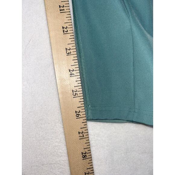 Gymshark Leggings Adjustable Waist Band Teal mesh ankle women's Size S - Picture 5 of 10